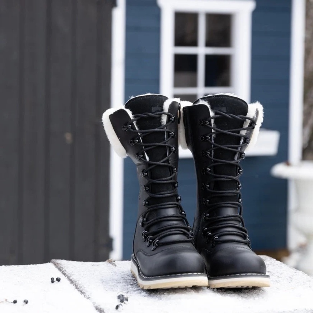 Royal Canadian Premium Waterproof Leather Shearling Winter Boots - Picture 4 of 10